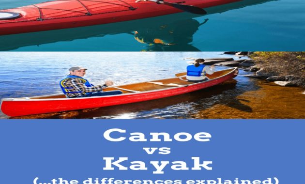 Canoe Vs Kayak - What Are The Differences? Pros, Cons, Speed, Stablility